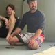 Ben Zarif coaching on the mats